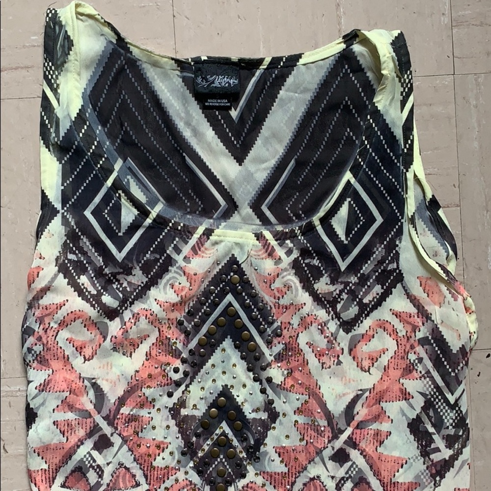 Daytrip Patterned Tank Small